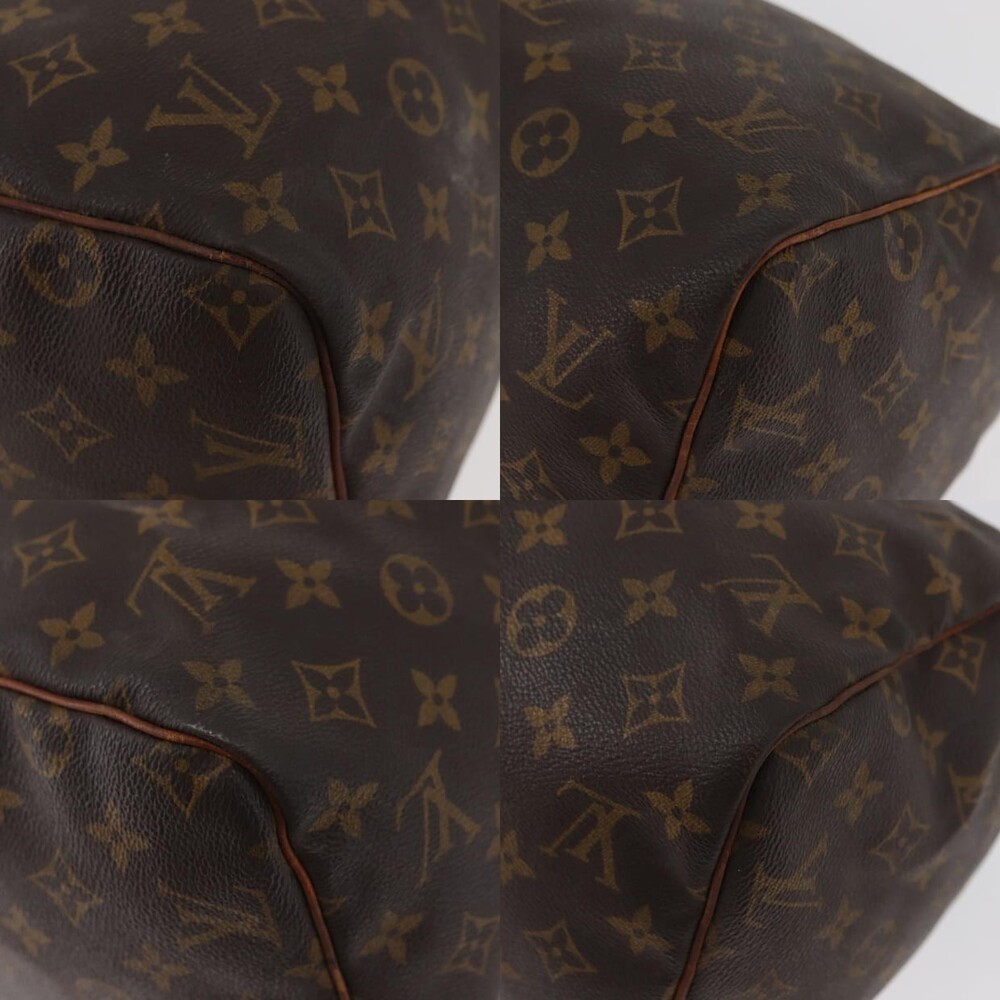 Louis Vuitton Monogram Speedy 30 Handbag Brown - Picture 10 of 14